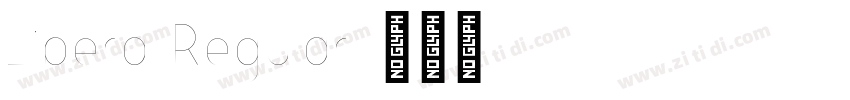 Liberal Regular字体转换